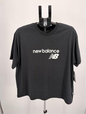 New Balance Classic Logo Black T-Shirt Casual Streetwear XL